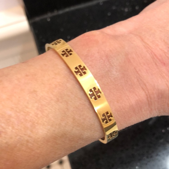 Tory Burch Jewelry - Tory Burch Logo Cuff.